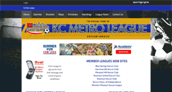 Desktop Screenshot of kcmetroleague.com